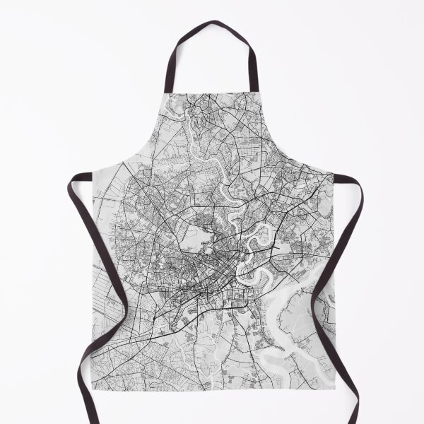Item preview, Mapa de la ciudad de Ho Chi Minh de Vietnam - Luz designed and sold by deMAP.
