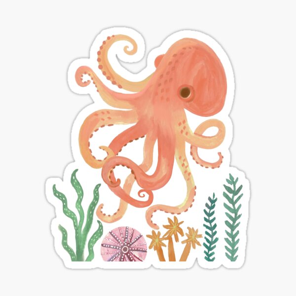 Item preview, Pastel Octopus designed and sold by anchorandspruce.