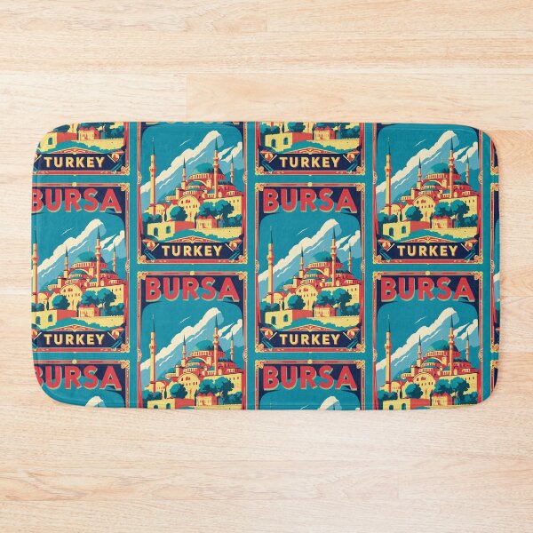 Item preview, Bursa Turkey Vintage Travel Tourism designed and sold by TravelersGems.
