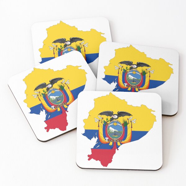 Item preview, Flag map of Ecuador designed and sold by Beluga Cat.