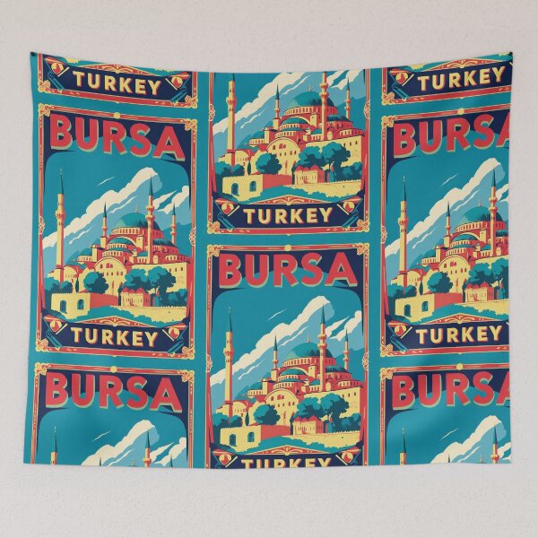 Item preview, Bursa Turkey Vintage Travel Tourism designed and sold by TravelersGems.