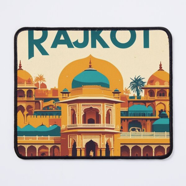 Item preview, Rajkot India Vintage Travel Tourism  designed and sold by TravelersGems.
