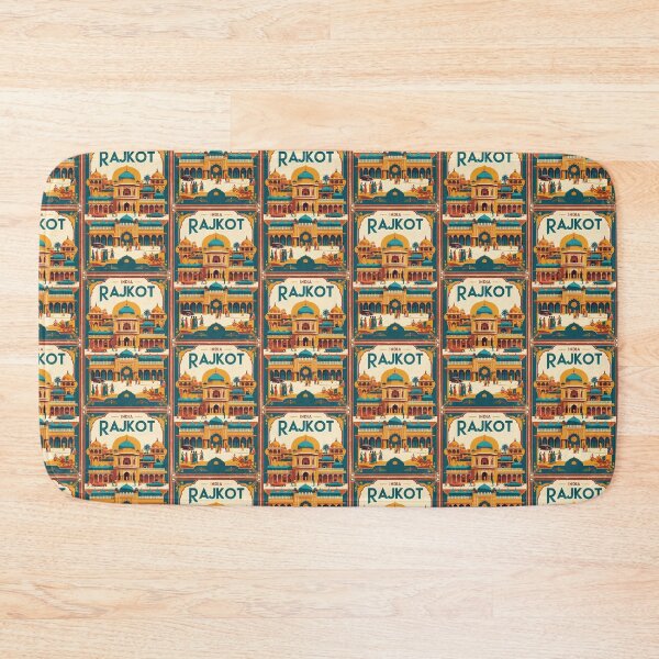 Item preview, Rajkot India Vintage Travel Tourism designed and sold by TravelersGems.