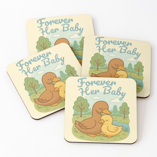 Item preview, Forever Her Baby – Mother's Day Duck and Duckling Hug Illustration designed and sold by Patternicity.