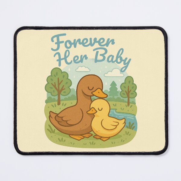 Item preview, Forever Her Baby – Mother's Day Duck and Duckling Hug Illustration designed and sold by Patternicity.