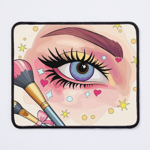 Item preview, Glamorous Eye Makeup Pop Art – Beauty Illustration designed and sold by Pakkashshop.