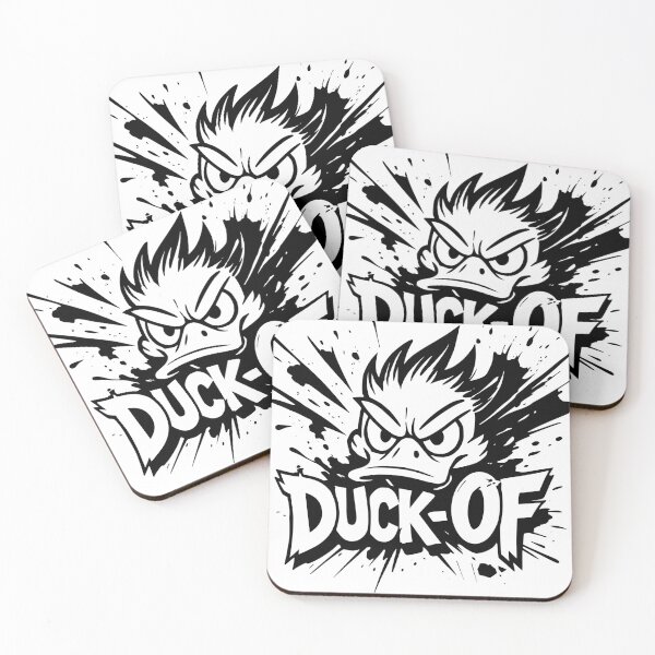 Item preview,  Duck-Off – Angry Duck Cartoon With Attitude designed and sold by Fragy72.