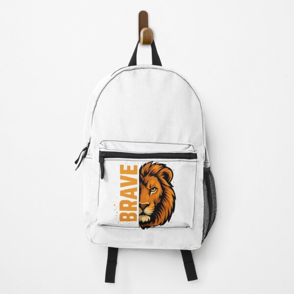Item preview, BRAVE Lion – Fierce and Fearless Big Cat Graphic Design designed and sold by VIBE CRAFT STUDIO.