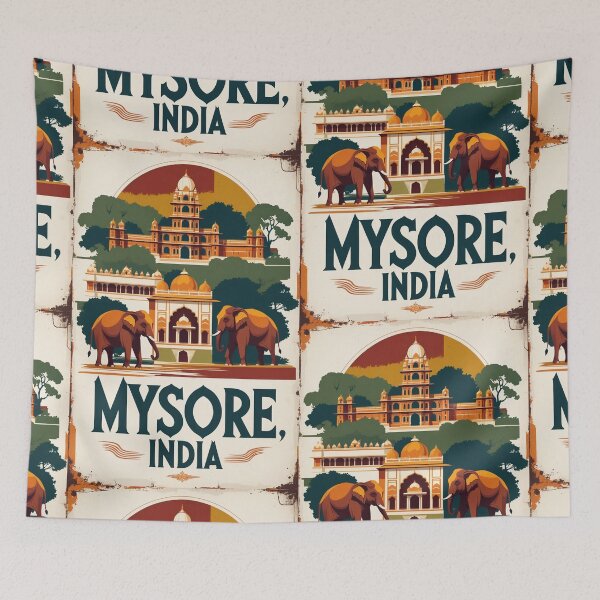 Item preview, Mysore India Vintage Travel Tourism  designed and sold by TravelersGems.