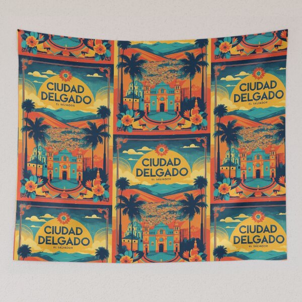 Item preview, Ciudad Delgado El Salvador Vintage Travel Tourism designed and sold by TravelersGems.