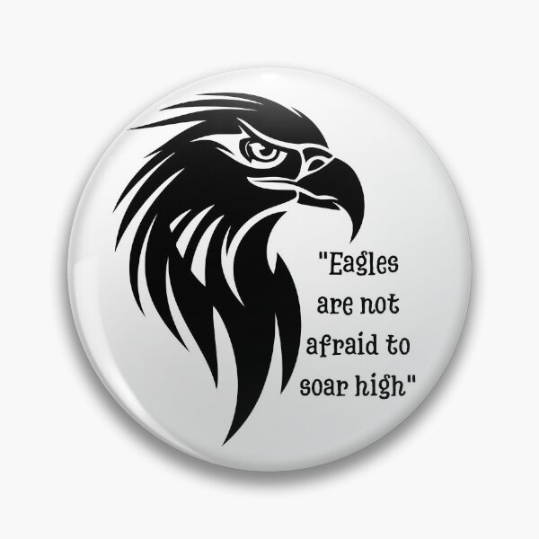 Item preview, Black eagle with a quote designed and sold by barmaz.