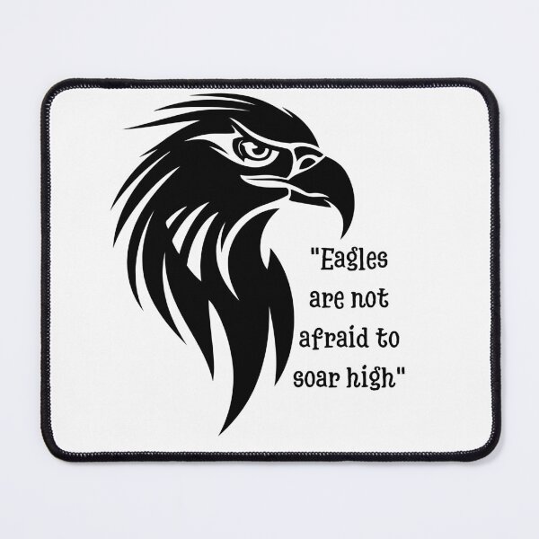 Item preview, Black eagle with a quote designed and sold by barmaz.