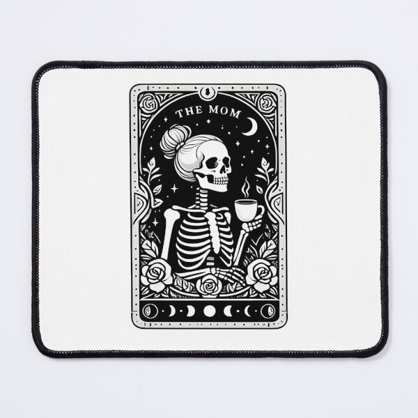 Item preview, The Mom Halloween Tarot Skeleton – Funny Spooky Gothic Coffee Mother’s Day Gothic Gift designed and sold by HalloweenGift.