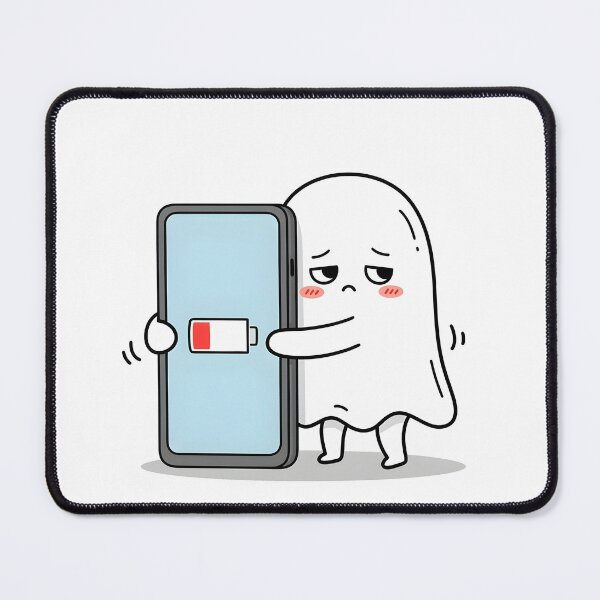 Item preview, Social Battery 0% Ghost designed and sold by Arcane-Aesthete.