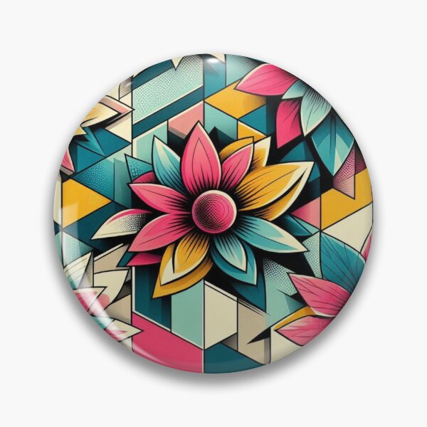 Item preview, Geometric flowers  designed and sold by Dogandesighn.