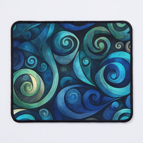 Item preview, New Zealand Māori Paua Pattern Koru Design 396 designed and sold by GrinGalore.