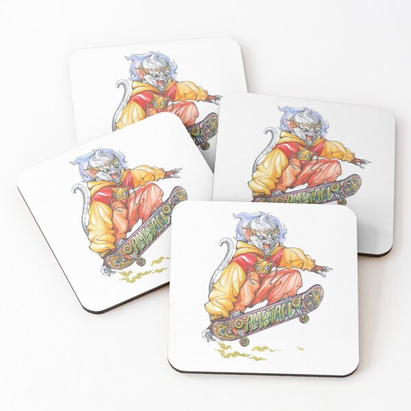 Item preview, Mystic Monkey Guardian – Hand-Drawn Thai Sacred Protector of Power & Fortune designed and sold by JoynestStudioCo.
