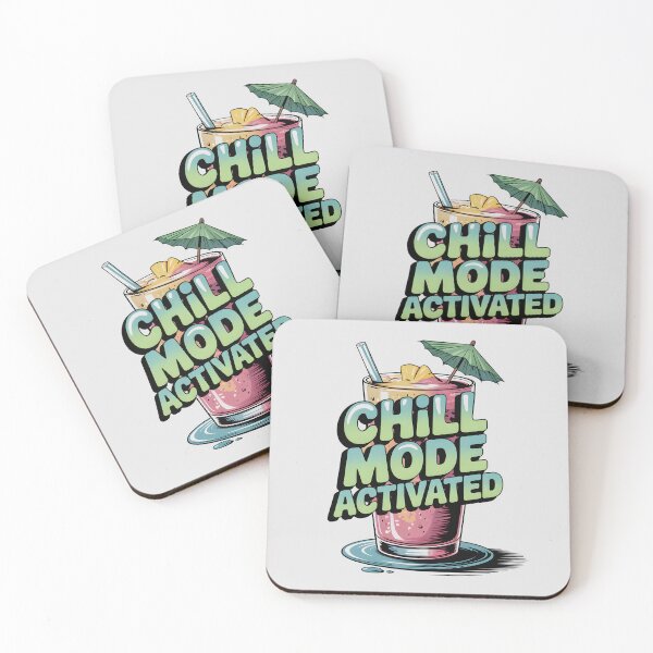 Item preview, Chill Mode Activated Summer Vibes Quote designed and sold by Jollys-ArtShop.