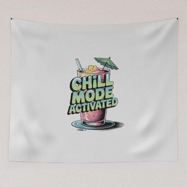 Item preview, Chill Mode Activated Summer Vibes Quote designed and sold by Jollys-ArtShop.