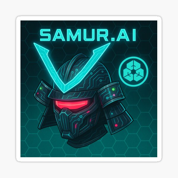 Artikel-Vorschau von SAMUR.AI: Der Geist eines Cyber-Kriegers, designt und verkauft von Sakura-Drift.