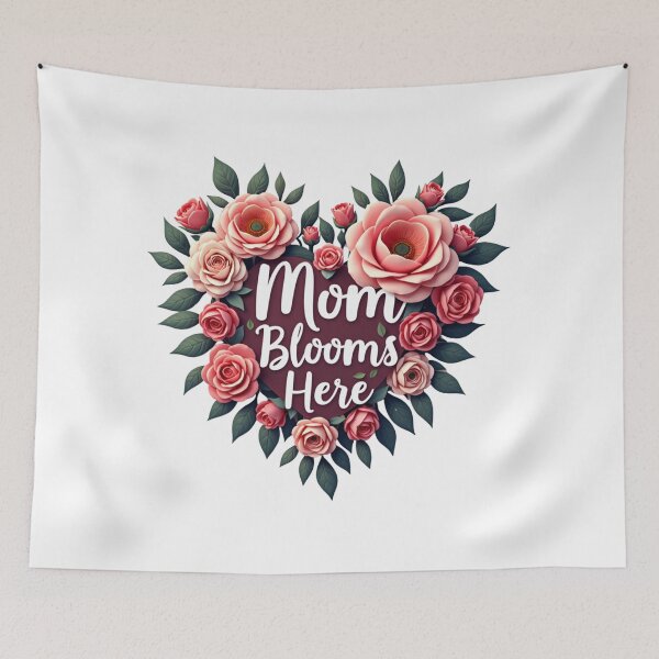 Item preview, Mother's Day| Blooming Heart-Happy Mother's Day to the Best Mom Ever designed and sold by ebocraft.