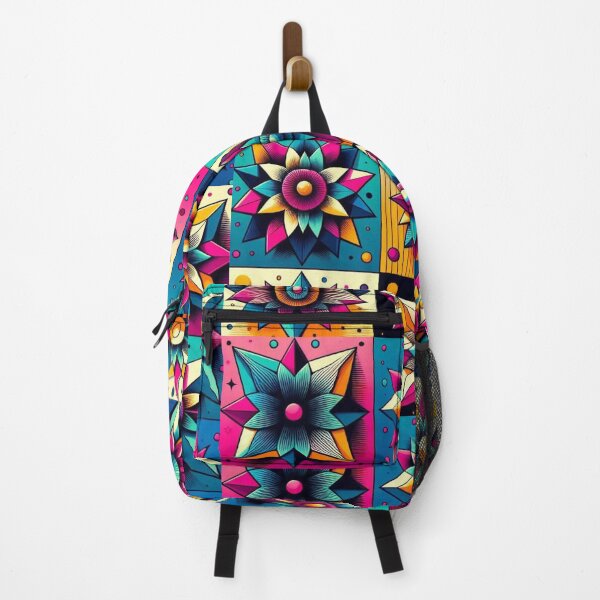 Item preview, Colorful geometric flowers designed and sold by Dogandesighn.