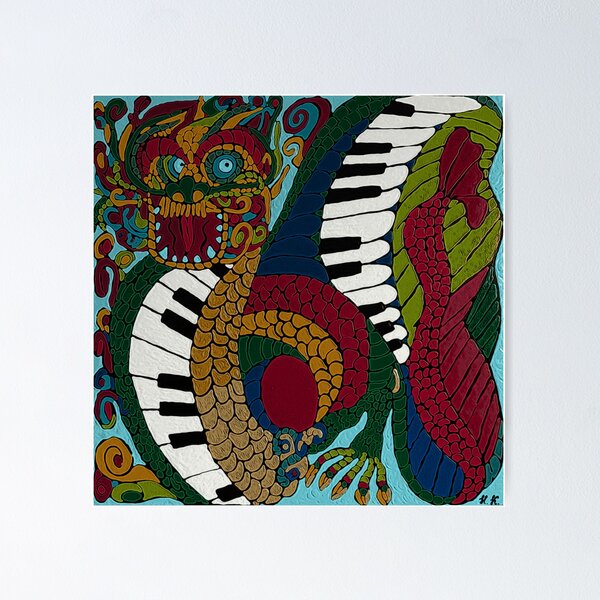 Item preview, Music Dragon XVIII designed and sold by Gluecknika.