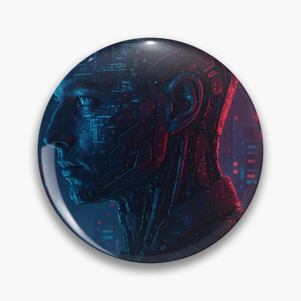 Item preview, Cyberpunk vision – neon dreams and digital worlds designed and sold by FotoworldEdel.