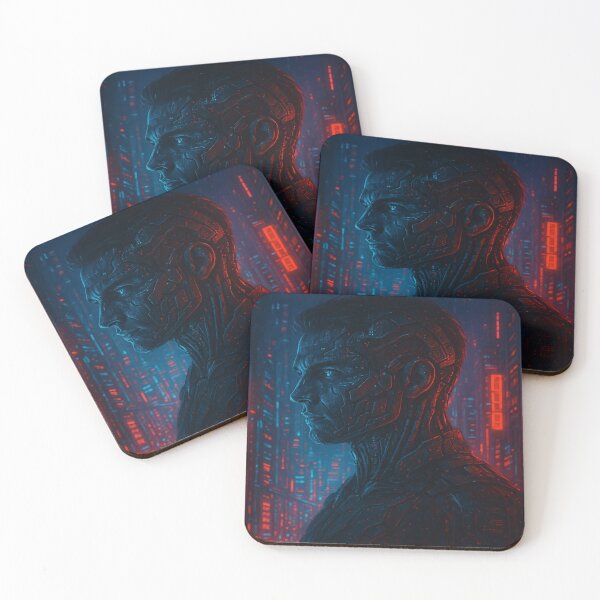 Item preview, Cyberpunk vision – neon dreams and digital worlds designed and sold by FotoworldEdel.