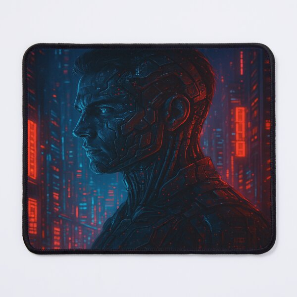 Item preview, Cyberpunk vision – neon dreams and digital worlds designed and sold by FotoworldEdel.