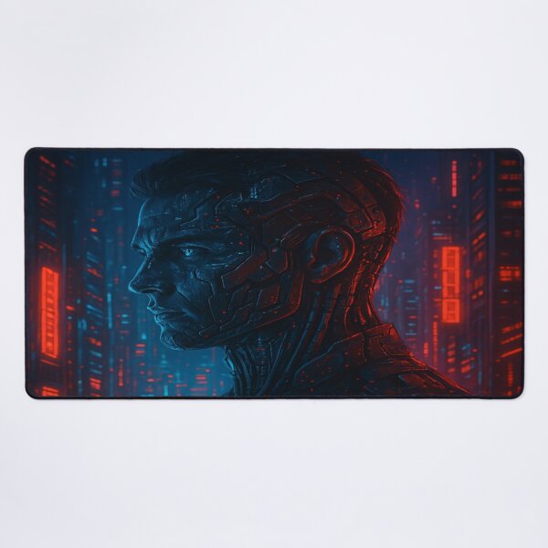 Item preview, Cyberpunk vision – neon dreams and digital worlds designed and sold by FotoworldEdel.