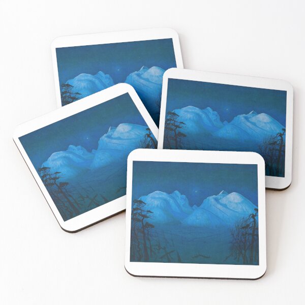 Item preview, White Mountains At Night designed and sold by Vanvin80  Store.