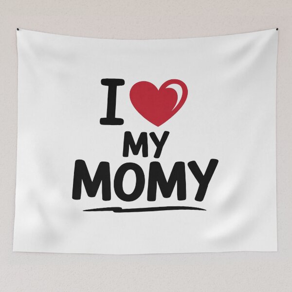 Item preview, I Love My Momy designed and sold by MonkiFlipp.