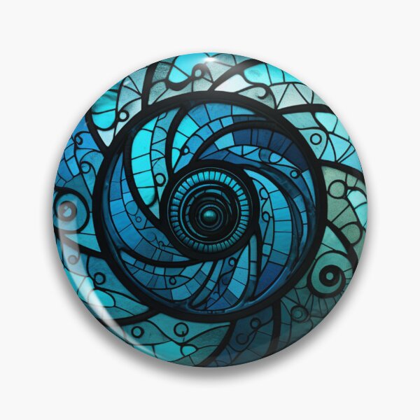 Item preview, New Zealand Māori Paua Pattern Koru Design 401 designed and sold by GrinGalore.