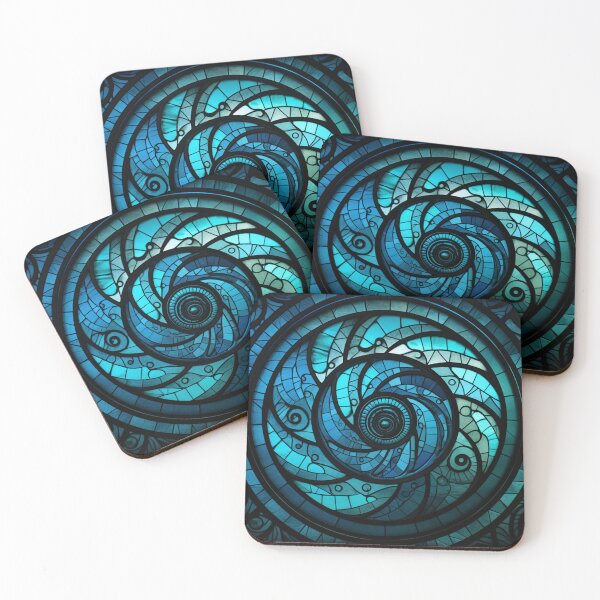 Item preview, New Zealand Māori Paua Pattern Koru Design 401 designed and sold by GrinGalore.