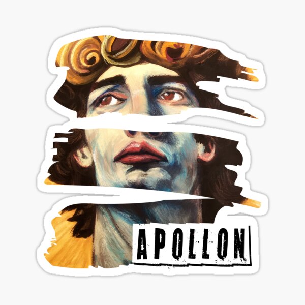 Item preview, Apollon the Hellenic god of music, poetry and healing. designed and sold by necrocutie.