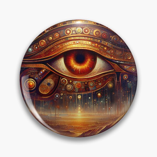 Item preview, Eye of Horus – Mystical Egyptian Symbol Art for Vision & Protection designed and sold by Stoneflower-Art.