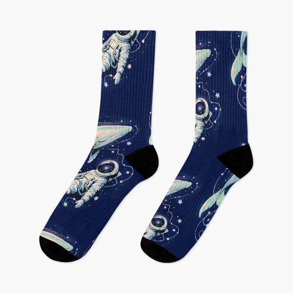 Item preview, Cosmic Whale and Astronaut – Dreamy Space Serenity Art designed and sold by Sepinik.