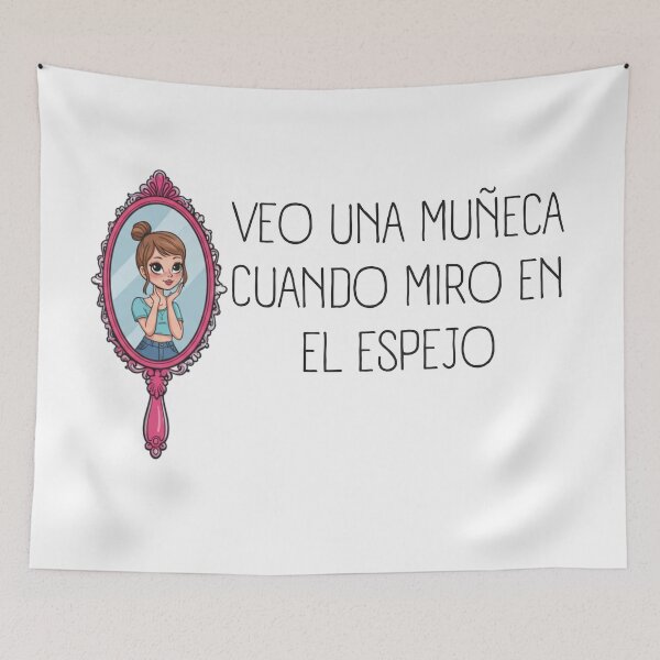 Item preview, VEO UNA MUÑECA CUANDO MIRO EN EL ESPEJO designed and sold by FitEnvy.