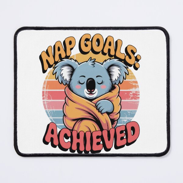 Item preview, Nap Goals Achieved – Cute Koala Wrapped in Blanket designed and sold by EpicMediaShop.