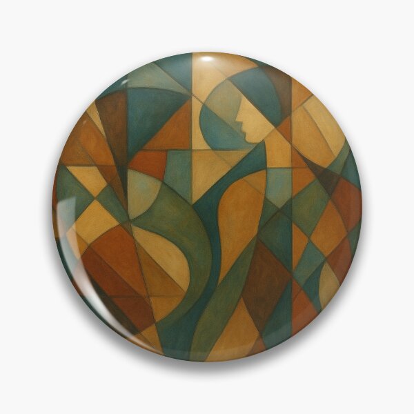 Item preview, Cubist abstract color composition designed and sold by Sigtrix.