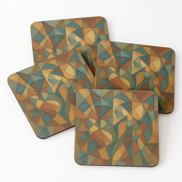 Item preview, Cubist abstract color composition designed and sold by Sigtrix.