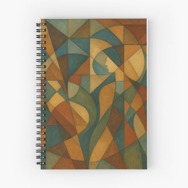 Item preview, Cubist abstract color composition designed and sold by Sigtrix.