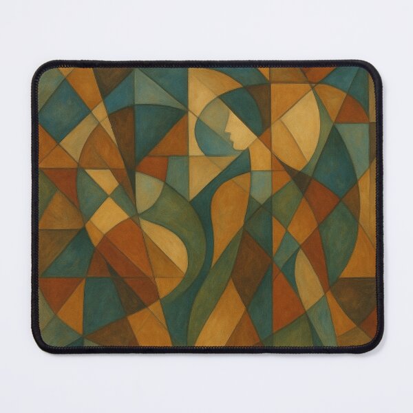 Item preview, Cubist abstract color composition designed and sold by Sigtrix.