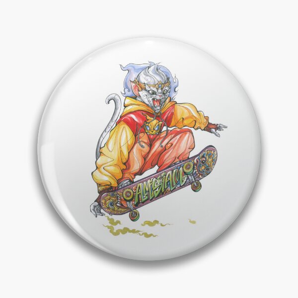 Item preview, Mystic Monkey Guardian – Hand-Drawn Thai Sacred Protector of Power & Fortune designed and sold by JoynestStudioCo.