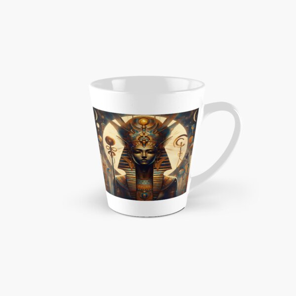 Vista previa del artículo con la obra «Reina Nefertiti – Retrato celestial de la reina egipcia», diseñado y vendido por Stoneflower-Art.