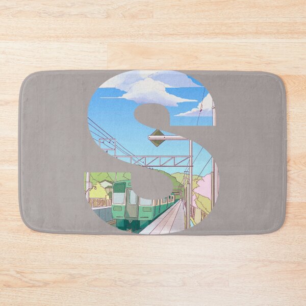 Item preview, S is for Station – Pastel Train Scene Inside a Letter designed and sold by Nadia-joy.