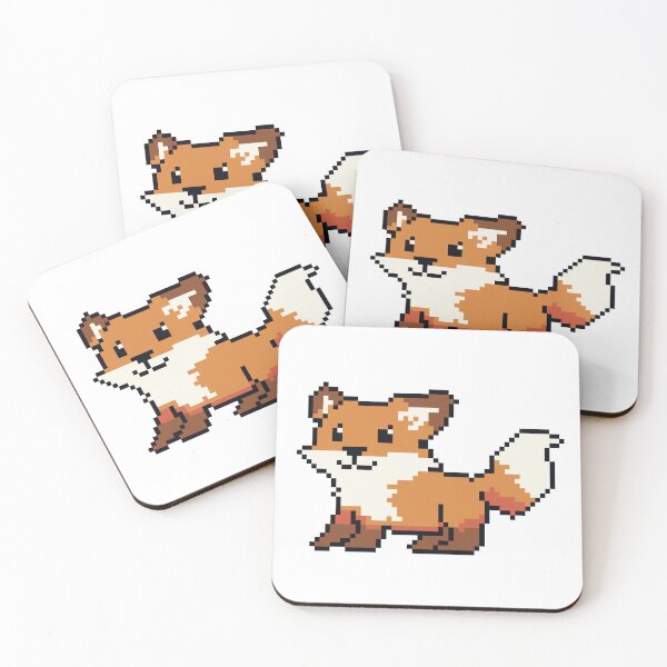 Item preview, FOX PIXEL LITTLE CUTE designed and sold by Ekira Pop Pixel.