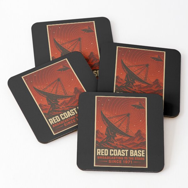Item preview, Red Coast Base - 3 Body Problem designed and sold by Random-Reality.