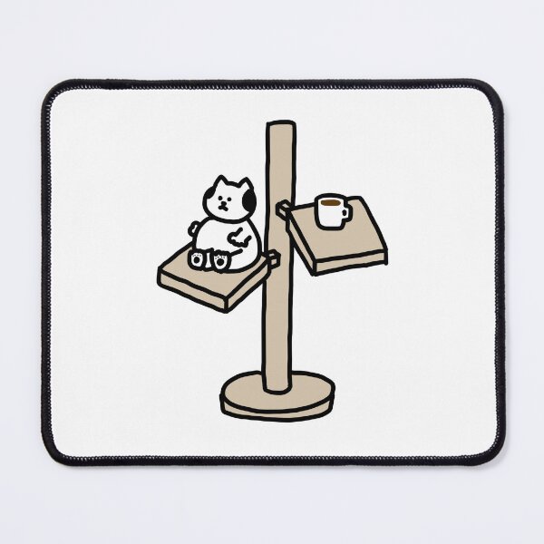 Item preview, a Cat on the cat tower designed and sold by superbaechoo.